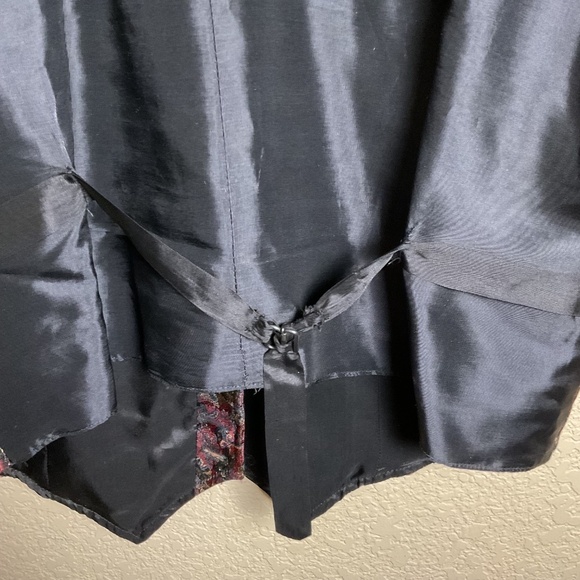 WAH MAKER Mens Medium Vintage Frontier Paisley Western Vest Collard Pockets - Picture 5 of 8